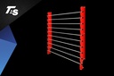 [PHTIWR] WALL RACK -INCLUDING MEDIA POLES - 10 ROLLS -64"